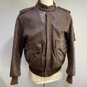 Hein Gericke Motorcycle Jacket Vintage Brown Leather